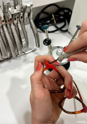 entretien, réparation lunettes